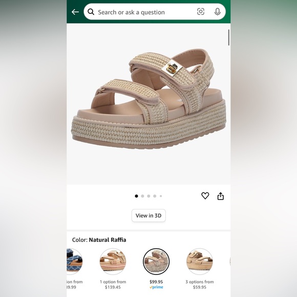 Steve Madden Women's Bigmona Sandal - Size 6.5 - Picture 8 of 8